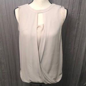 Rebecca Taylor Sleeveless Flutter Top